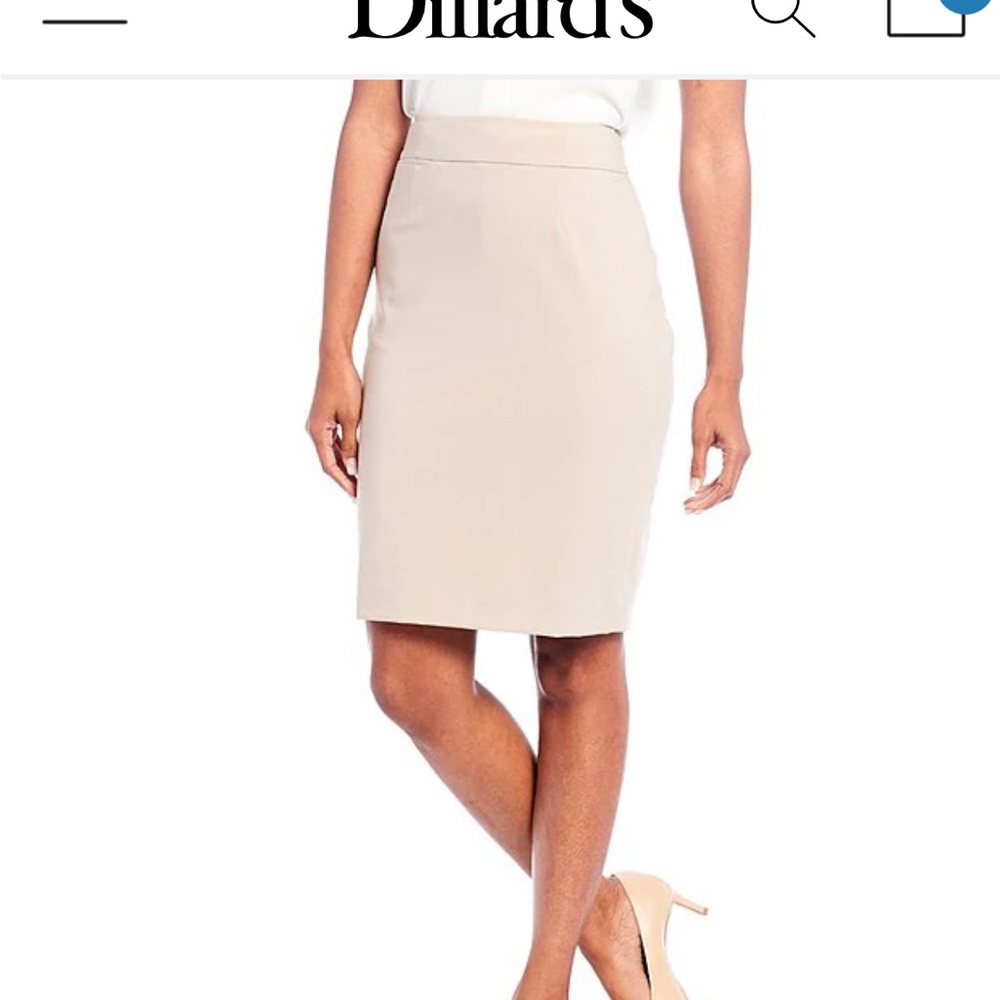 Calvin Klein Luxe Stretch Pencil Skirt